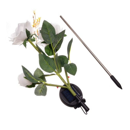 solárna lampa - ruža